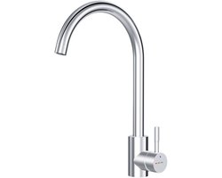 AM.PM X-Joy S - Robinet de cuisine - Bec rotatif - EcoStart - Chrome