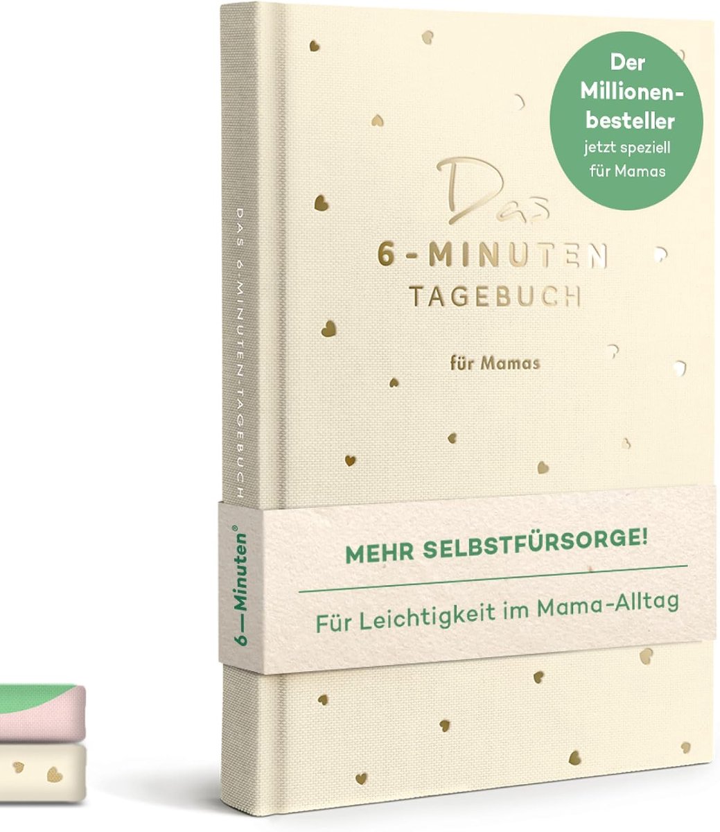SnelShoppen - 6-Minuten Dagboek voor Mama's - Miljoenenbestseller - Perfect Kerstcadeau voor Mama - Zelfzorg & Mindfulness - 12 Unieke Selfcare-tips