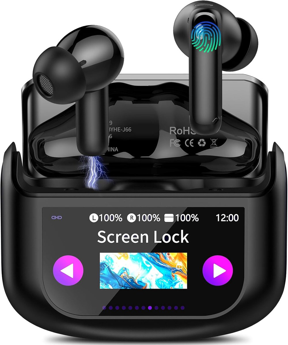 SnelShoppen - KI vertaler hoofdtelefoon 3-in-1 met real-time spraakvertaling 164 talen, ANC microfoon, Bluetooth 5.4, 7 modi, 48-uurs gebruik voor ler