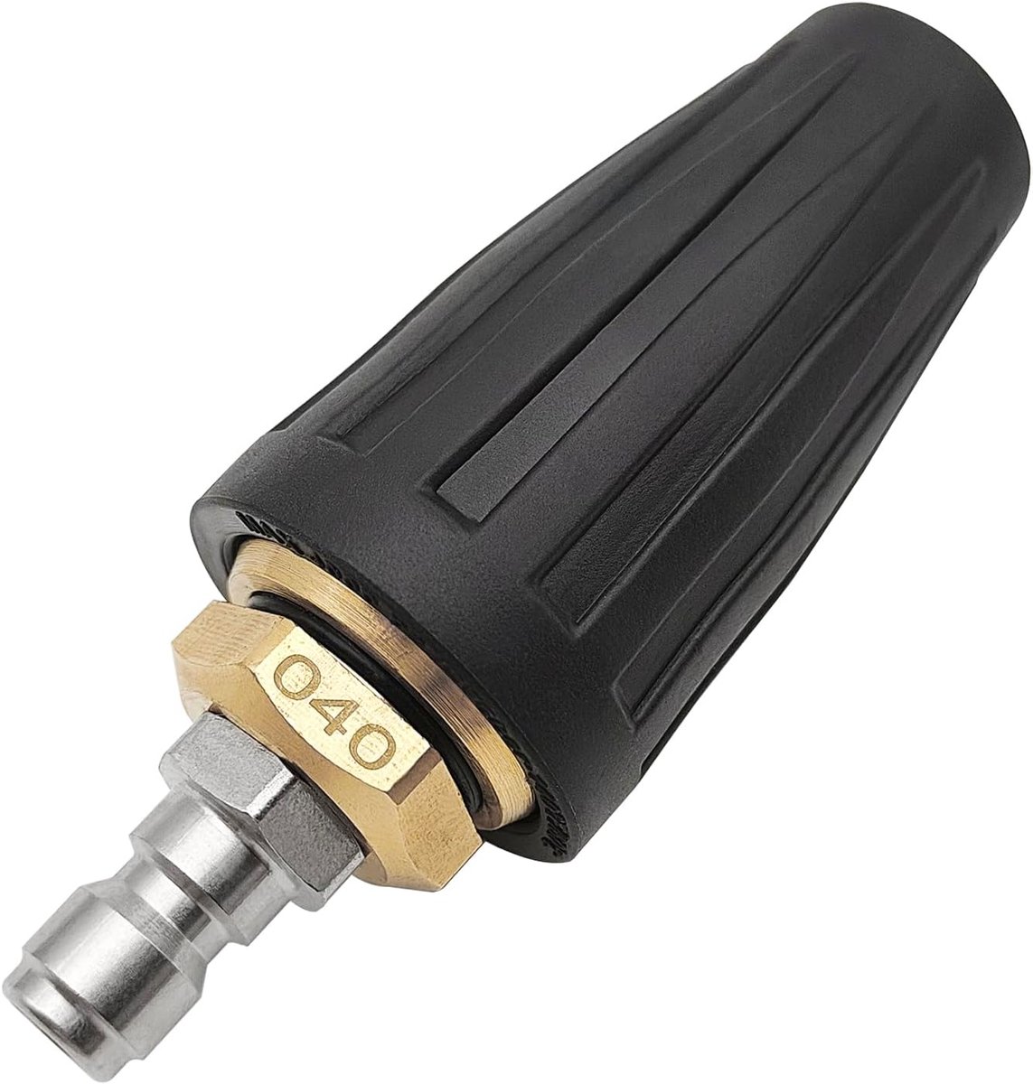 SnelShoppen - 4000 PSI Roterende Turbo Nozzle Tips - 1/4 Quick Release Hogedrukreiniger Accessoire - Roestvrijstalen Jet Wash met 360° Draaibaar en Ke
