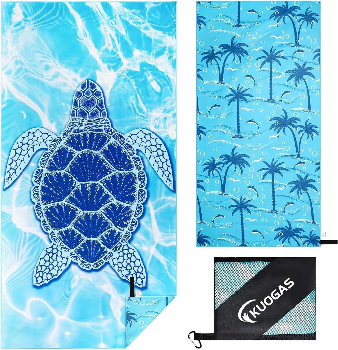 SnelShoppen - XXL Strandhanddoek 180 x 90 cm - Sneldrogend Microfiber - Zandvrije Badhanddoek - Kleurrijke Stranddeken voor Vrouwen - Perfect voor Vak