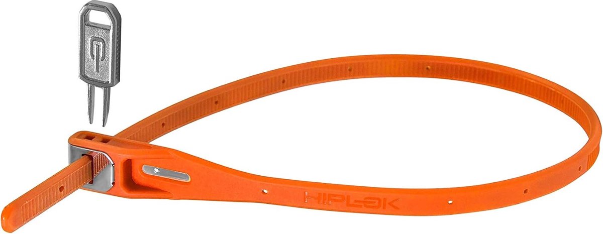 SnelShoppen - Hiplok Z Lok Unisex Safety Hanger - Ultra-light Lockable Multifunctionele Veiligheidsband met Stalen Kern - Flexibel en Verstelbaar - Id