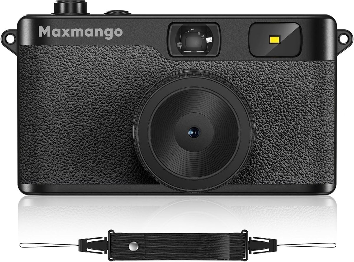 SnelShoppen - Retro Digitale Camera Zonder Scherm, Vervanging Voor Wegwerpcamera, Downloadbare DIY Filters, Foto's Direct Naar Mobiele Telefoon Via US