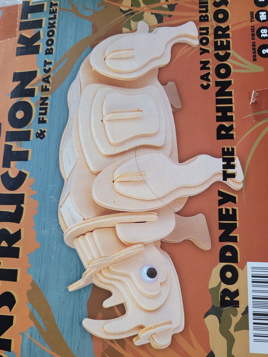 Animal Construction Kit - Safari Rodney Rhino