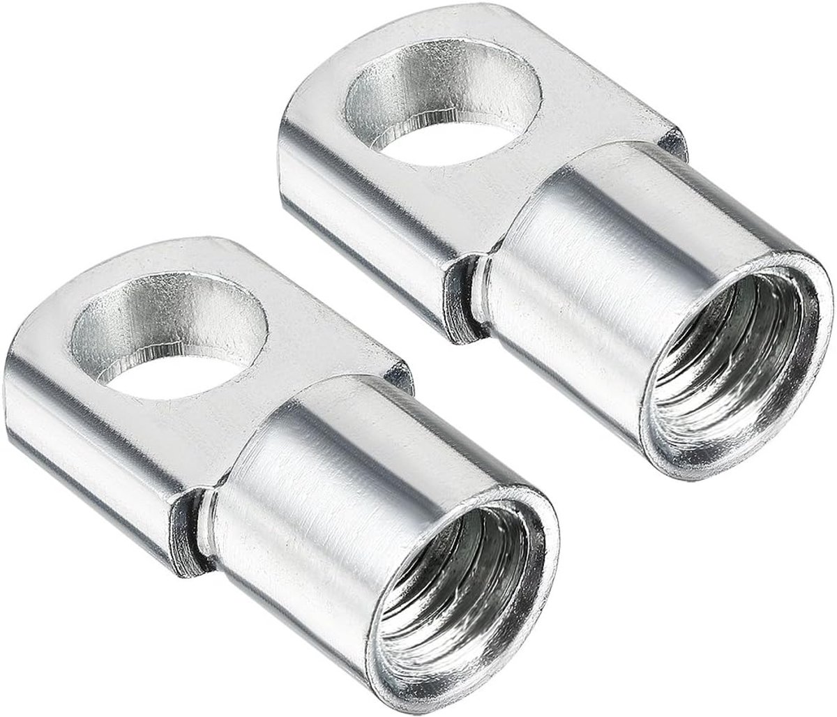 SnelShoppen - 3x M8 Draad Koppeling - 6mm Gatdiameter - A3 Staal Gasveer Koppeling - 2x 8mm Gatdiameter - Duurzaam en Betrouwbaar voor Meubel en Huish