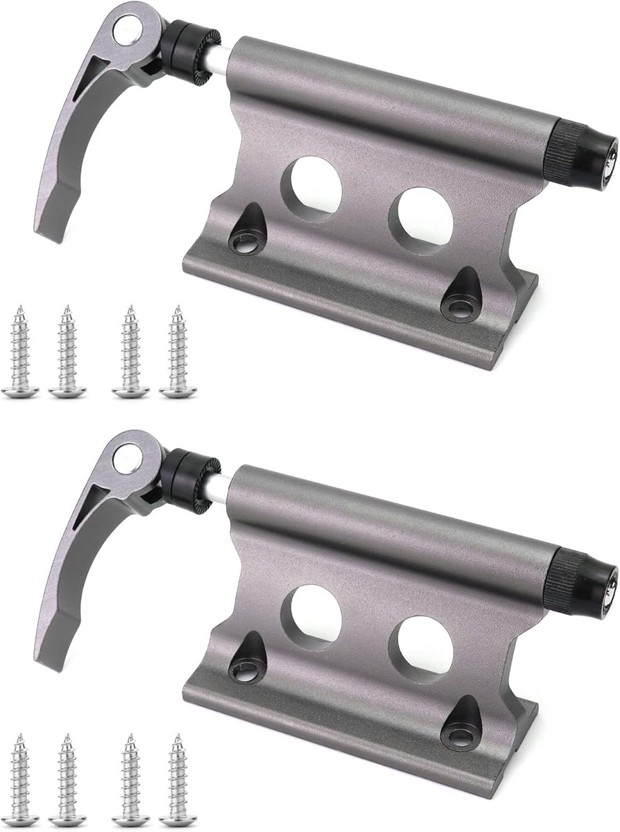 SnelShoppen - 2-Delige Fietsvork Beugel Aluminium Snelle Bevestiging voor Auto, SUV, Trailer, Ideaal voor Binnen- en Buitenparkeren