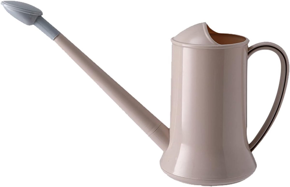 SnelShoppen - Watering Can 2 Liter met Lange Tuit, Gieter voor Binnen- en Buitenplanten, Afneembare Mondstuk, Tuinaccessoires, Roze
