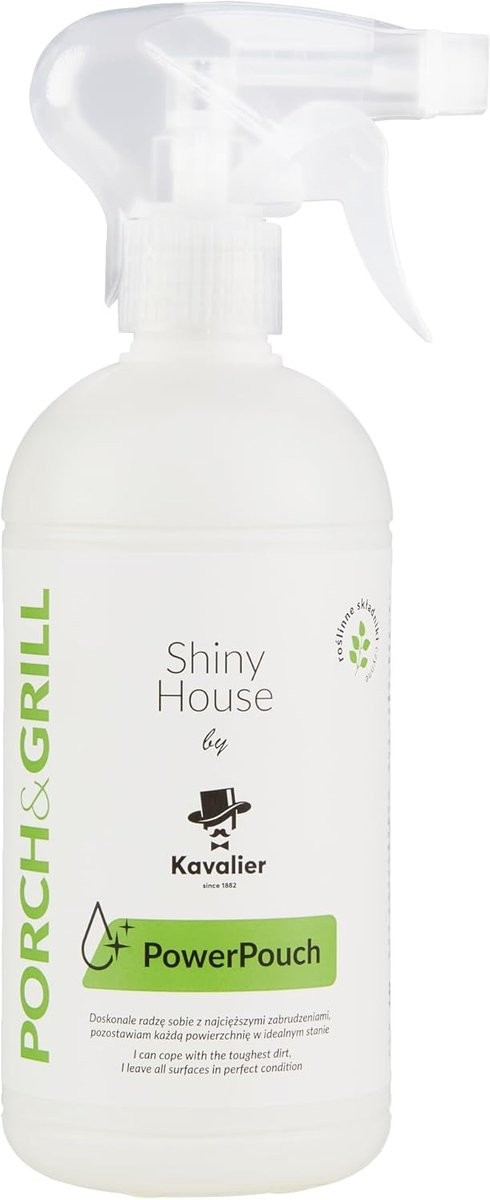 SnelShoppen - Shiny House Power Pouch 500ml - Geavanceerde Vlekken- en Vuilverwijderaar voor Buitenoppervlakken, Perfect voor Terrassen, Barbecues en