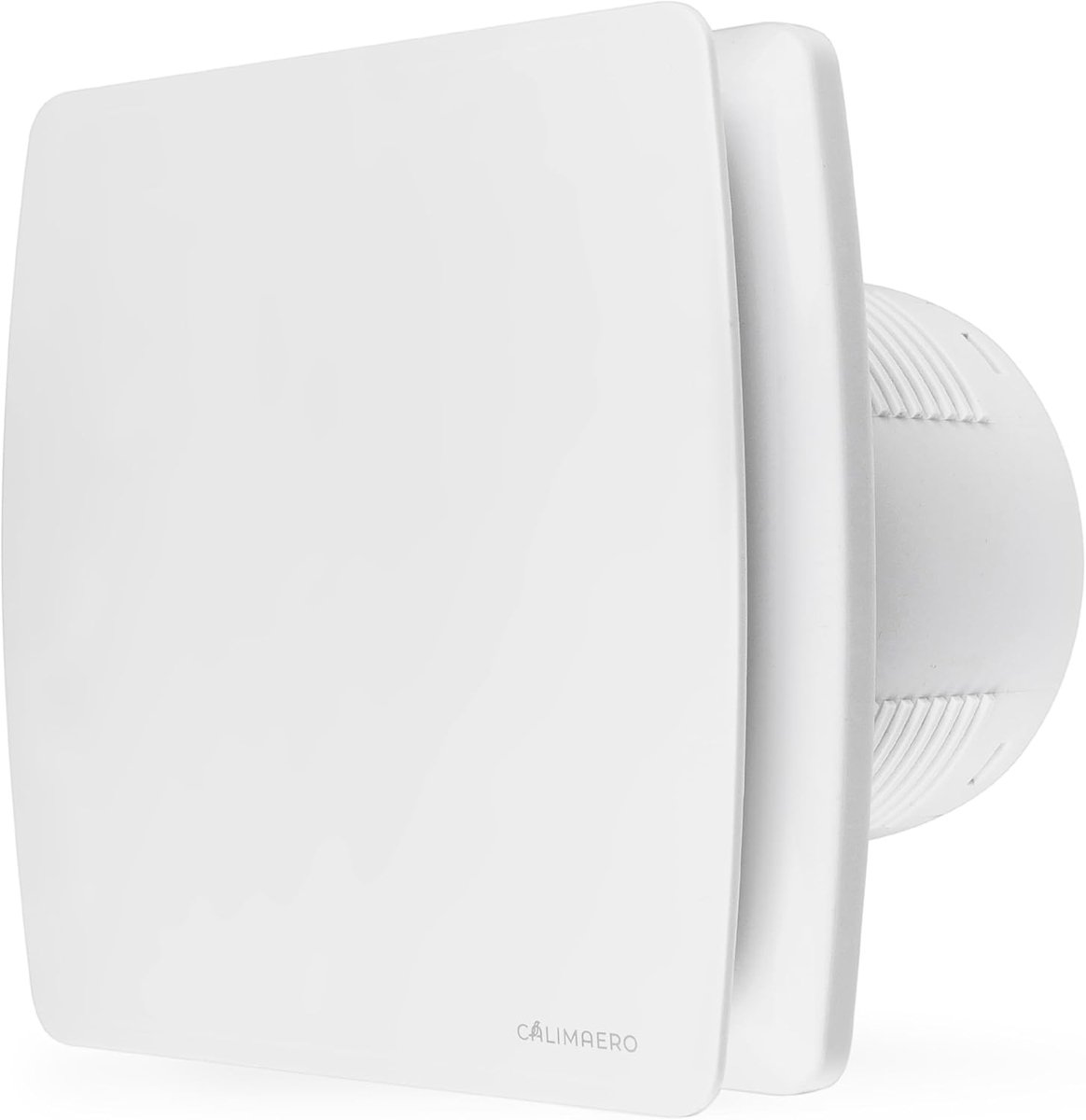 SnelShoppen - Badkamer Ventilator 100mm met Vochtigheidsensor, Energiezuinige en Stille Ventilator, Kunststof 12W, 95m³/h, 32db, IPX4, Perfect voor Ba