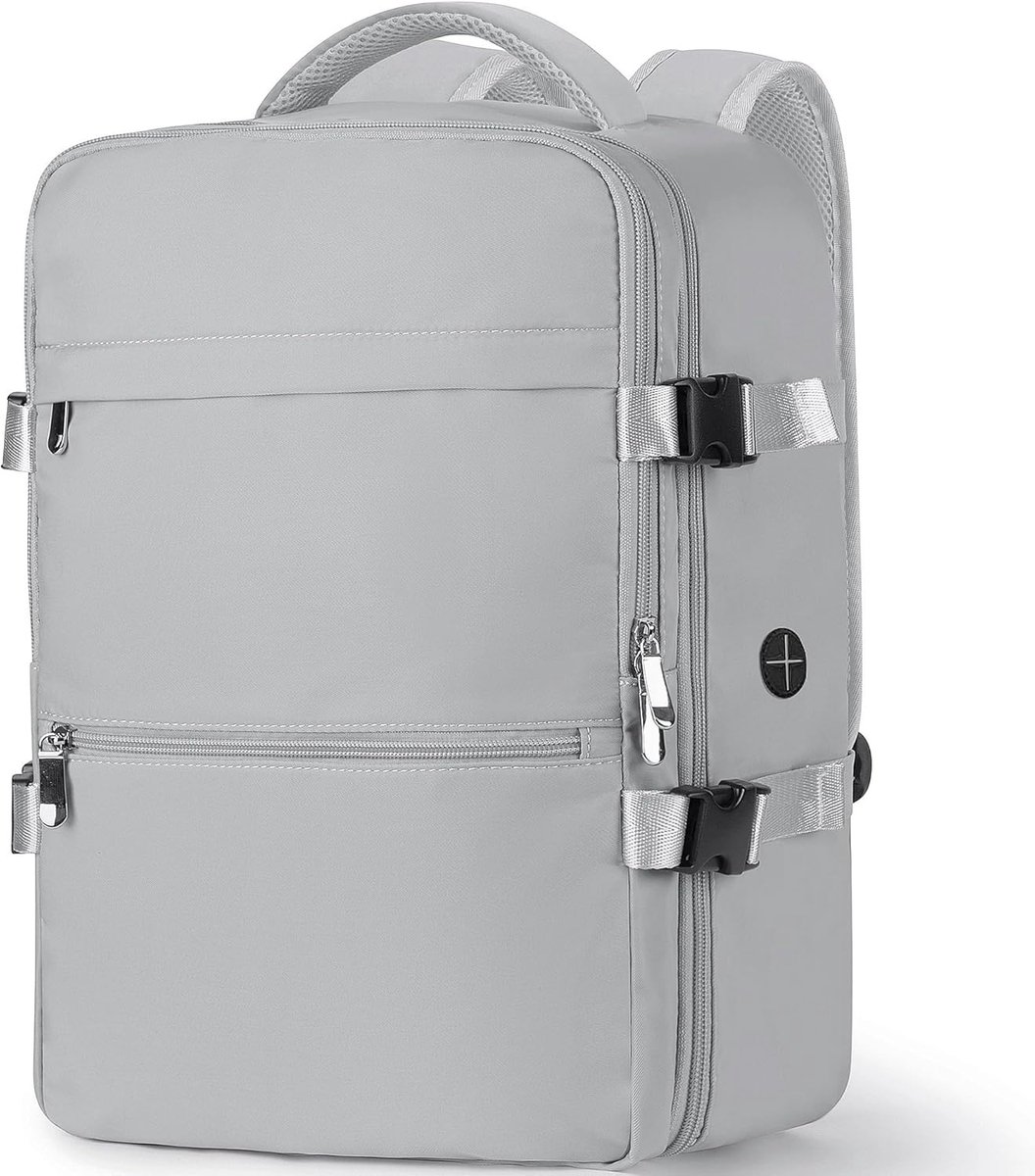 SnelShoppen - Travel Bag Backpack 40x20x25cm voor Ryanair, Onder Zitplaats Cabin Bag, Weekend Rugzak voor EasyJet en Wizz Air, Perfecte Reisoplossing