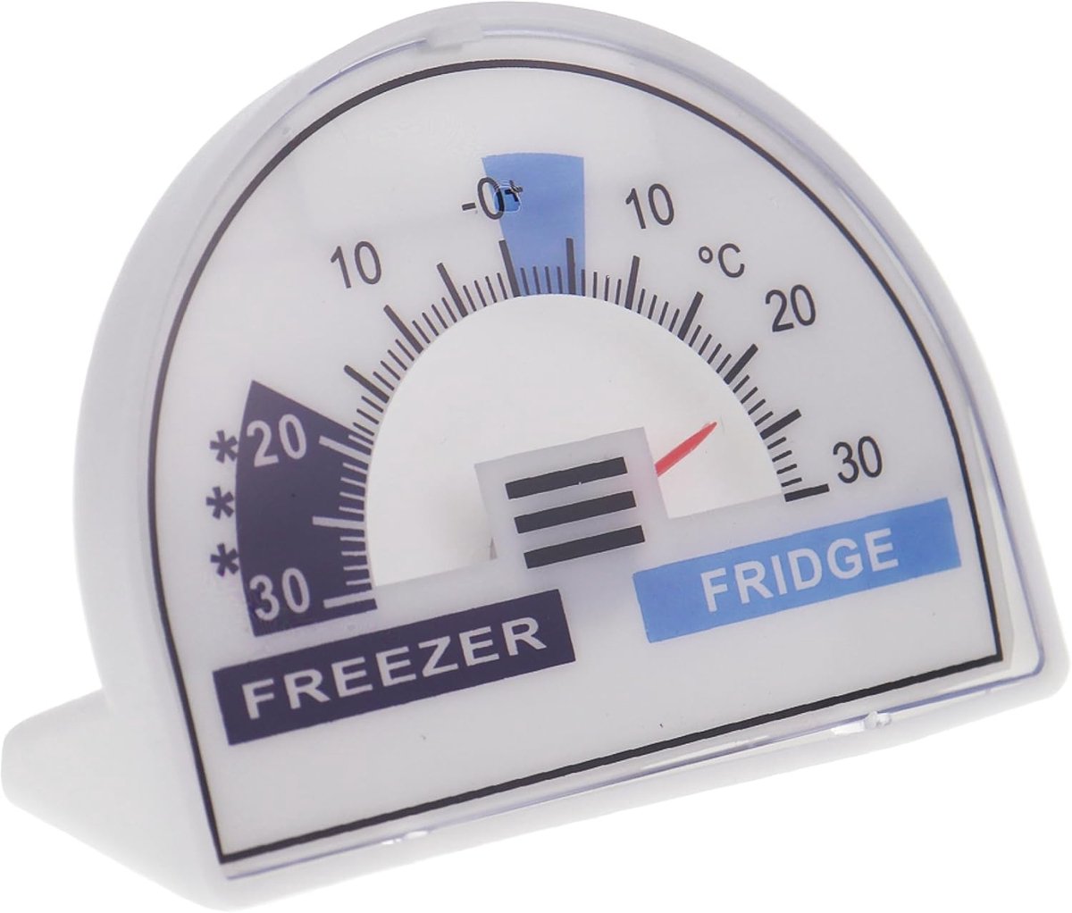 SnelShoppen - Koelkast Thermometer - Diepvries Thermometer - Voor Veilig Koelen - Blauw Temperatuurschaal - Eenvoudig Ophangen - Keuken Accessoire - I