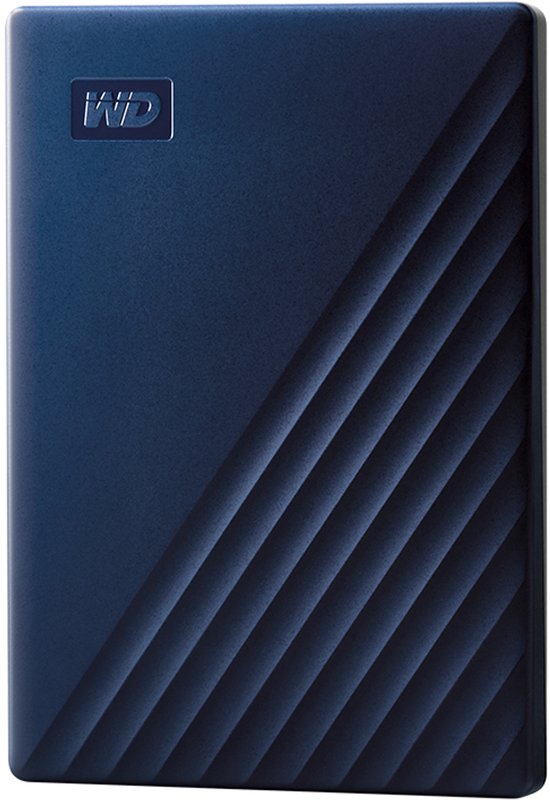 Western Digital My Passport - Compatibel met Mac - Externe Harde Schijf - Blauw - 2 TB