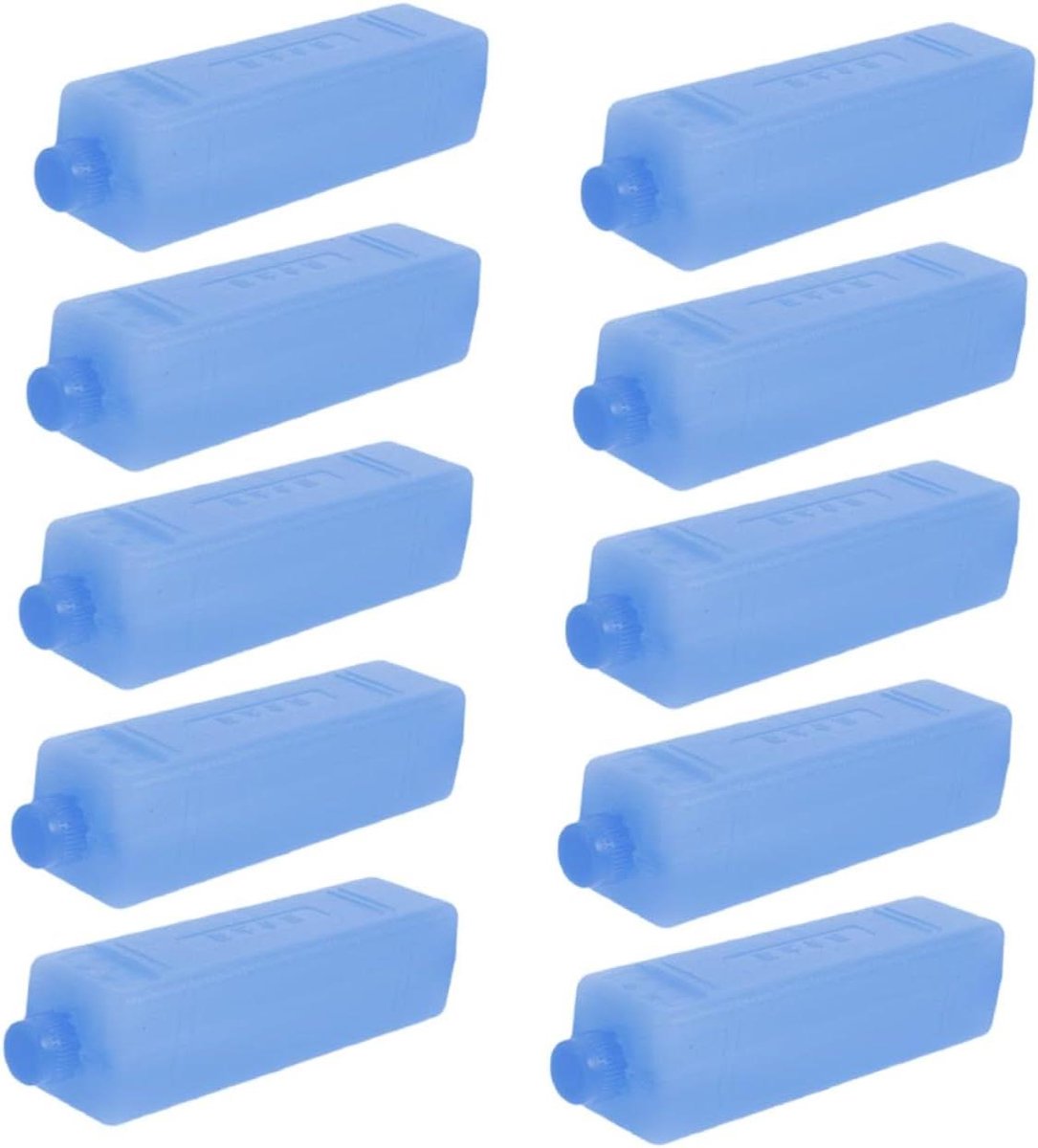 Herbruikbare Koelelementen - Ijsblokjes - Eten Koel Houden - Snelle Effectieve Koeling - 10 Stuks - Blauw