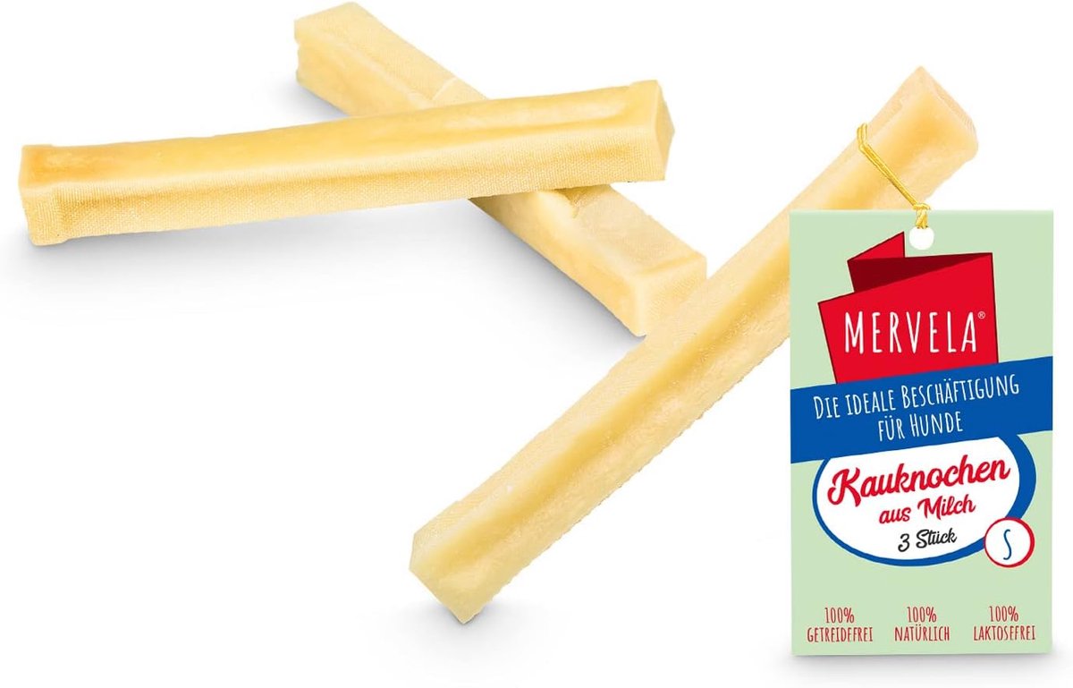 Thijox - Kauwbotten met Kaas voor Kleine Honden - Handgemaakte Hondenbotten - 100% Natuurlijk, Suikervrij, Optimale Gebitsverzorging - 41 g per Stokje