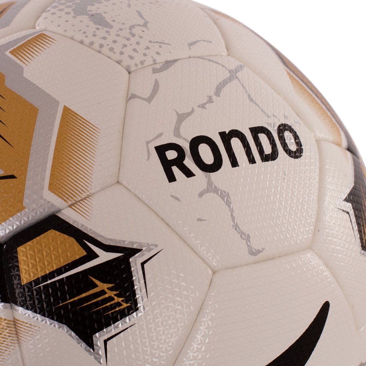 Voetbalbal Softee Rondo Maat Blanco/Black/Oro - 30