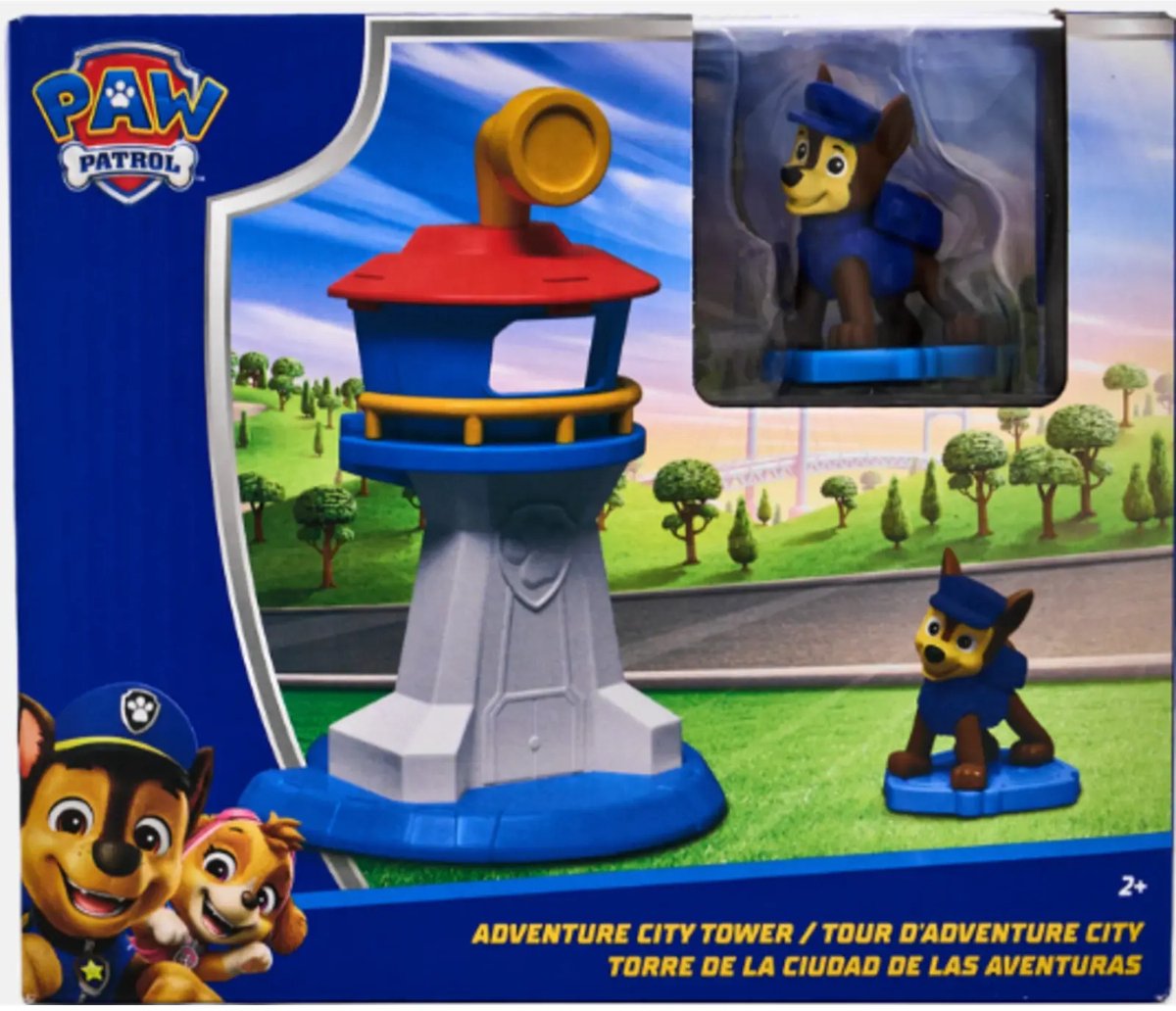 Paw Patrol Chase Adventure City Tower speelset - 16 x 19 cm