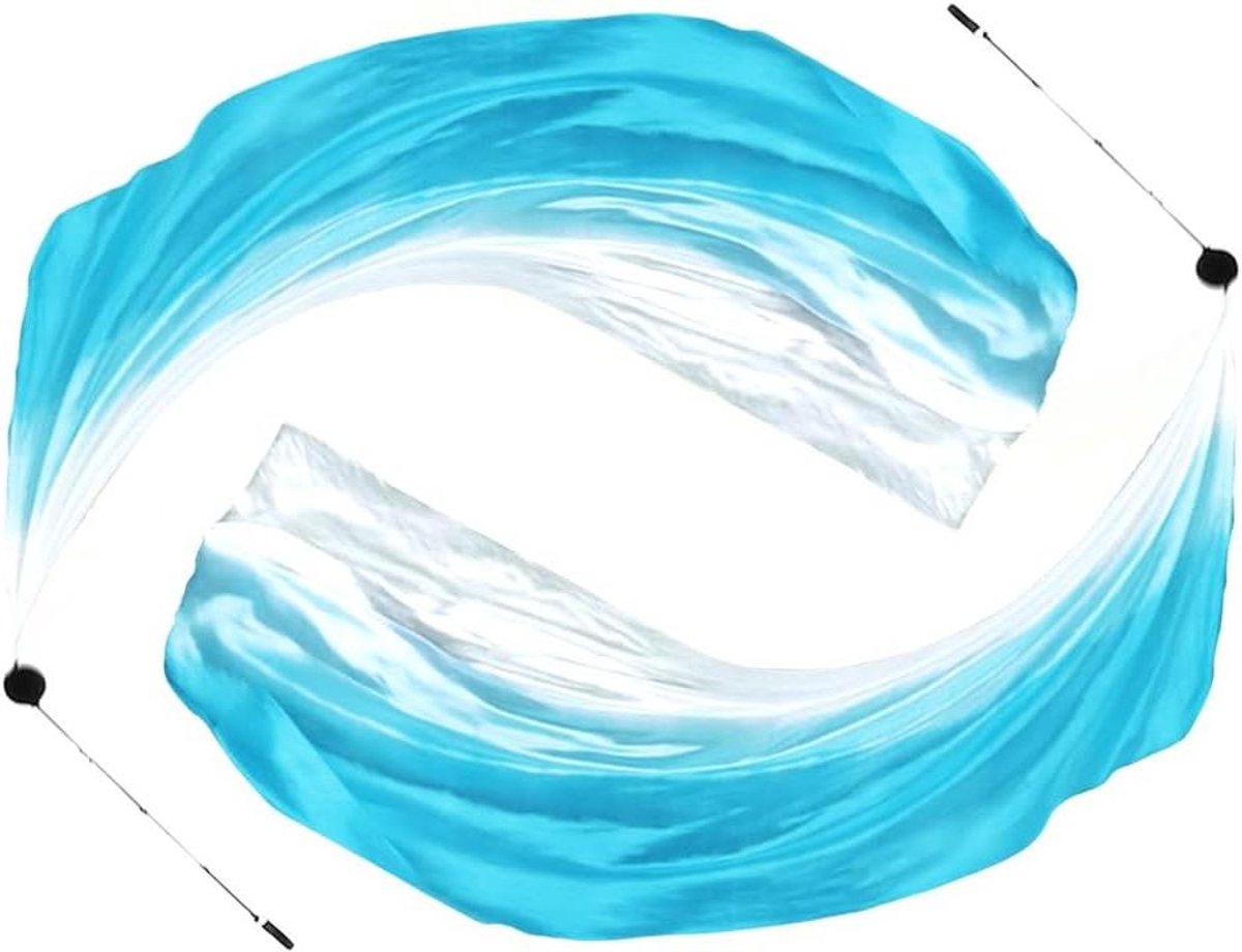 Buikdans Sjaals - Poi Streamer - Dans Optredens - Imitatie Zijde - 200x80cm - Meerdere Kleuren