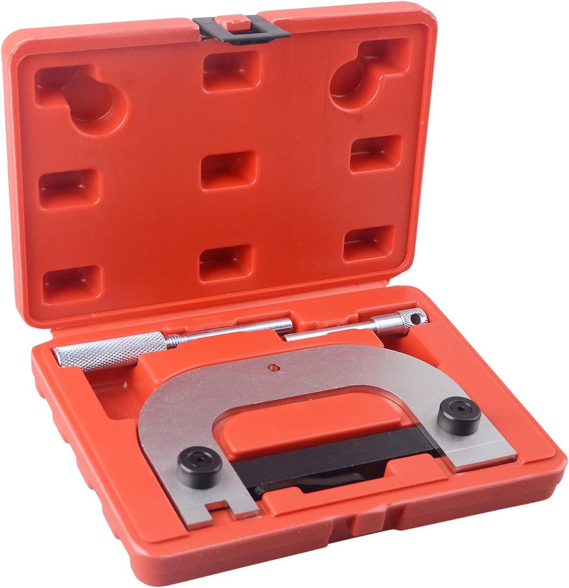 SnelShoppen - Timing Belt Locking Tool Kit met Pins voor 1.4, 1.6, 1.8, 2.0 Motoren, 16V - Geschikt voor Renault, Inclusief Opbergdoos
