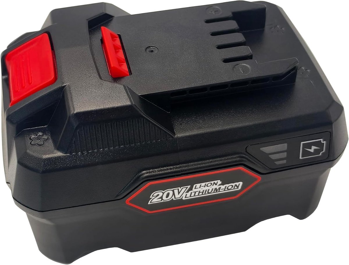 SnelShoppen - 20V Vervangende Accu 5.0 Ah voor X 20V Tuin- en Gereedschap, Li-Ion Batterij voor Parkside Gereedschappen, Compatibel met Pap 20 A1/A2/A