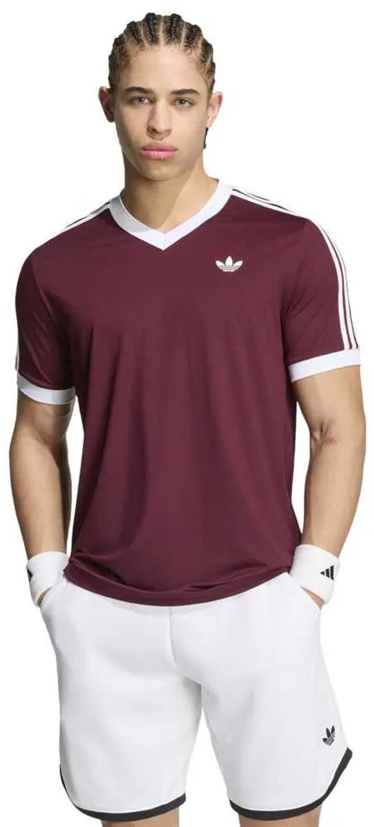 Adidas Classics T-shirt Met Korte Mouwen Man Maroon