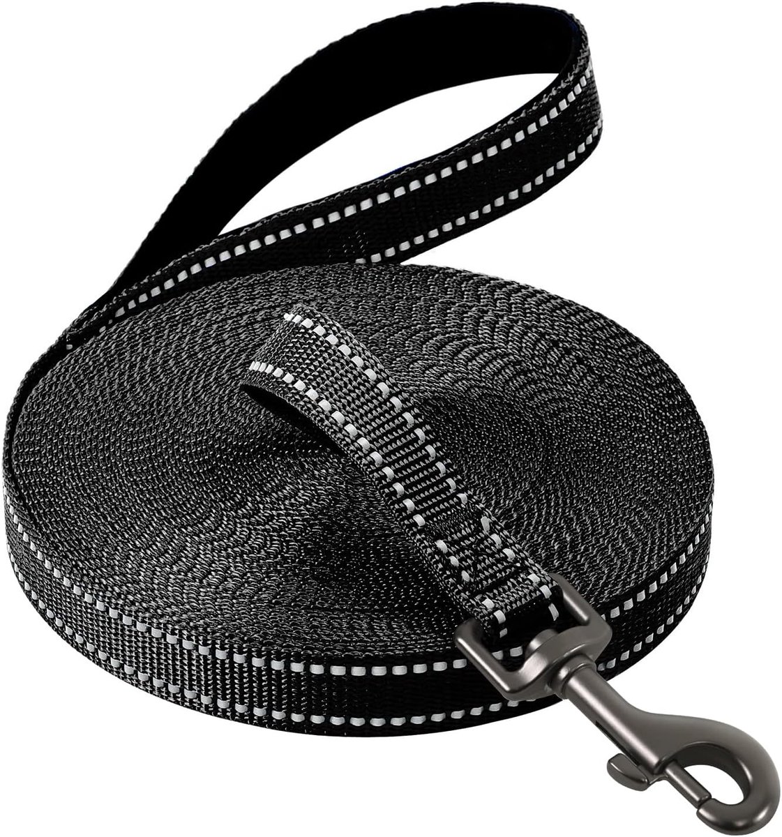 SnelShoppen - Hondenriem 3m/5m/10m/15m/20m - Duurzame Reflecterende Trainingsriem met Gevoerde Handgreep en Armband - Ideaal voor Kleine en Grote Hond