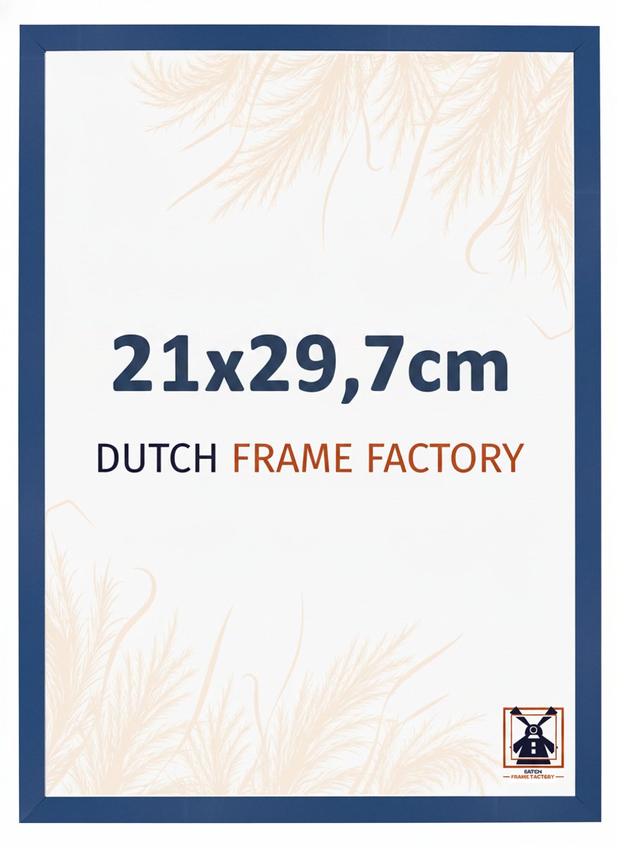 Fotolijst A4 21x29,7 cm - MDF - Donkerblauw - Benno