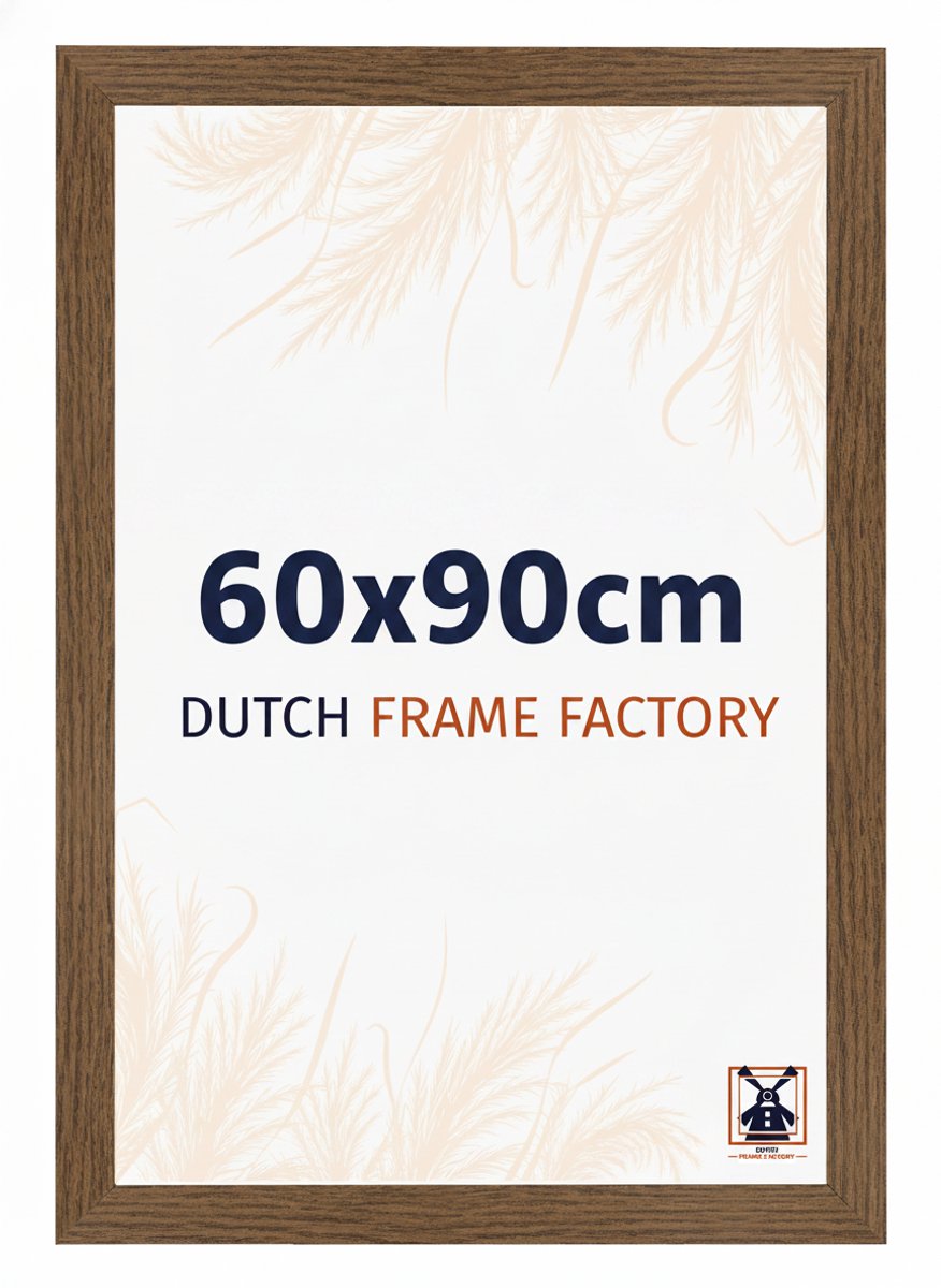 Fotolijst 60x90 cm - MDF - Eiken Rustiek - Benno
