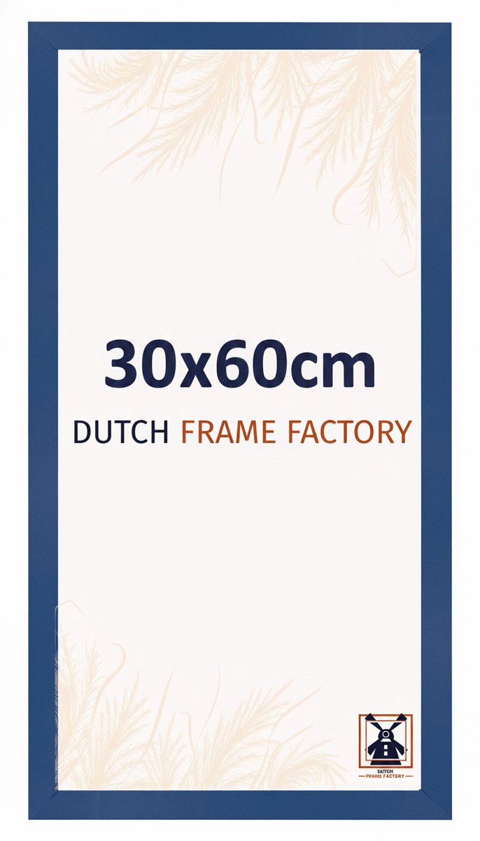 Fotolijst 30x60 cm - MDF - Donkerblauw - Benno