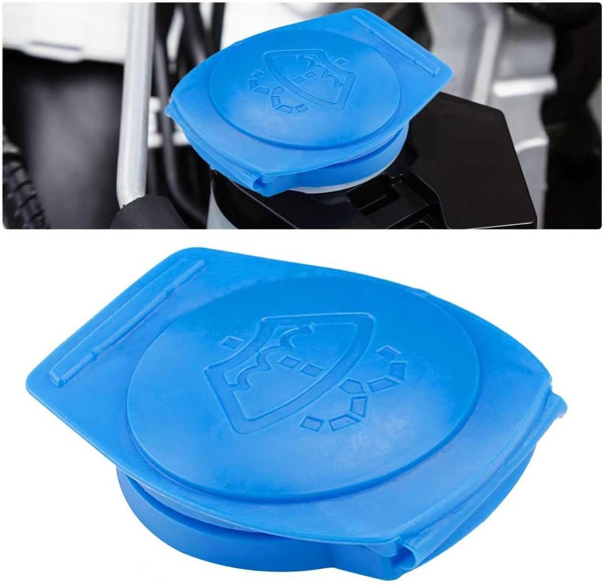 SnelShoppen - Windscreen Wiper Lid - Wasvloeistof Container Tank Deksel - Geschikt voor VW - Hoogwaardige Plastieken Accessoires - UV Bestendig en Duu