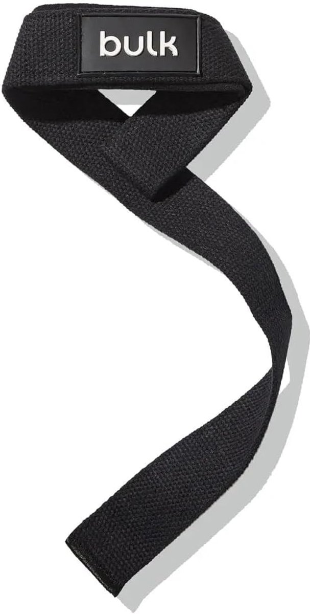SnelShoppen - Bulk Gewichtheffers Lifting Straps - Padded Comfort, Duurzaam, Zwart, Voor Deadlifts, Rows, Shrugs - Sportaccessoires voor Krachttrainin