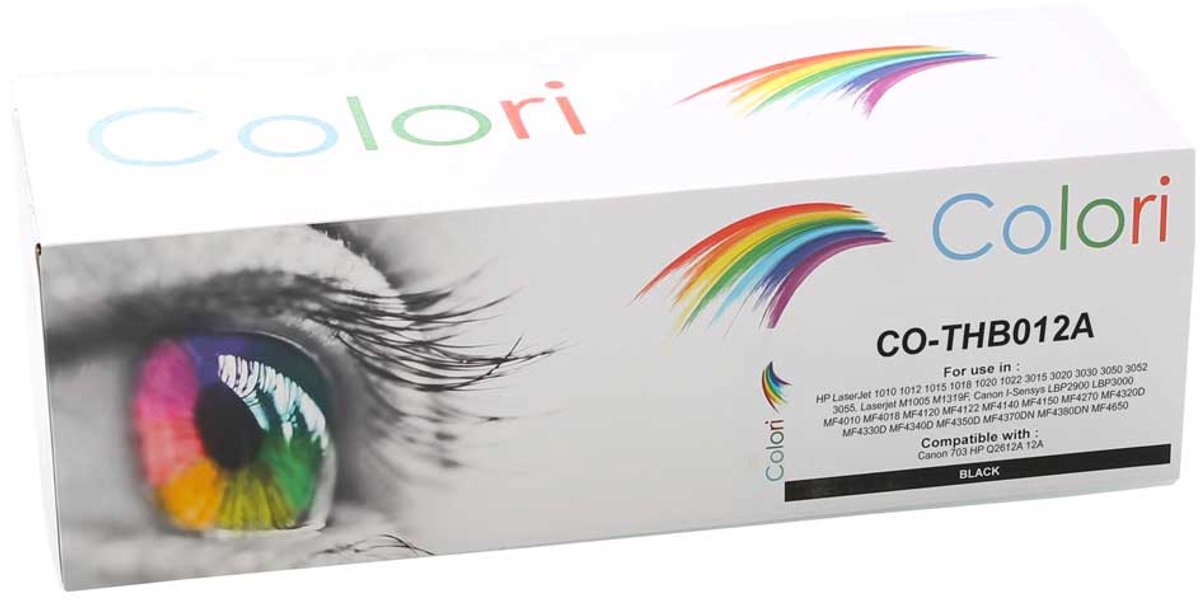Colori huismerk toner geschikt voor HP 12A Q2612A voor HP Laserjet 1010 1012 1015 1018 1020 1022 1022N 1022NW 3000 Series 3015 3015AIO 3020 3020AIO 3030 3030AIO 3050 3050Z 3052 3055 M1005 MFP M1319F MFP