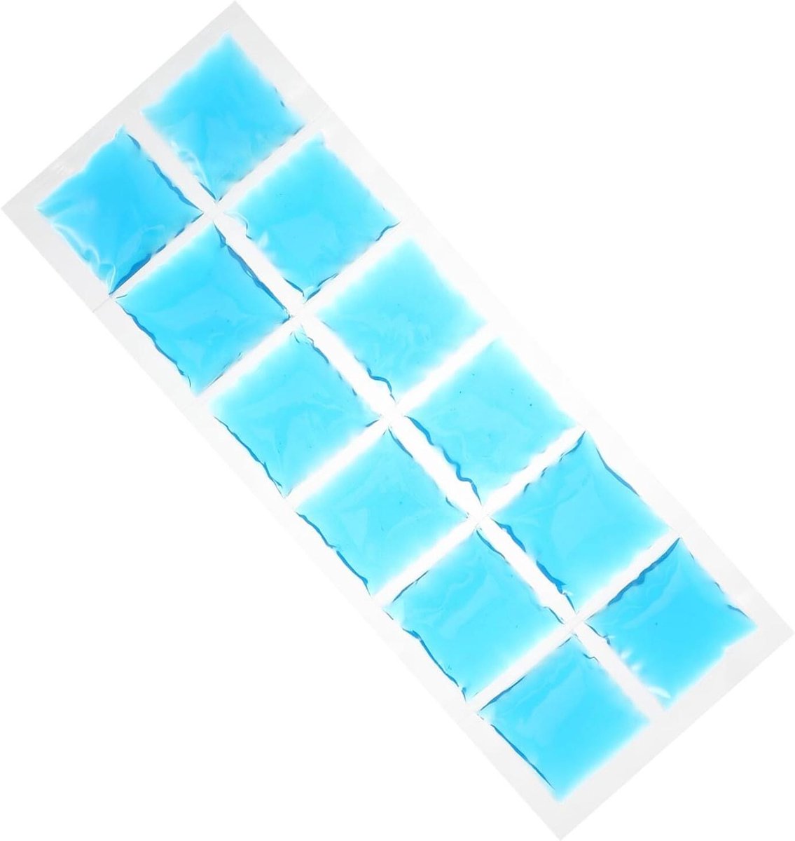 Herbruikbaar Gel Ijspak - Flexibele Koelmat - Voedsel Koel Houden - Lekvrij Ontwerp - 34x12x1 CM - Blauw