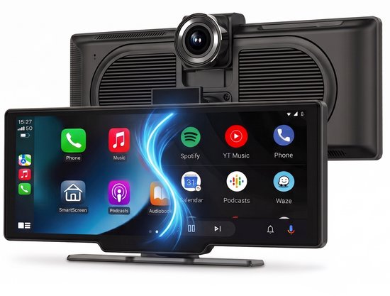 OPTIMERA® CarPlay Scherm 10 Inch - 4K Dashcam