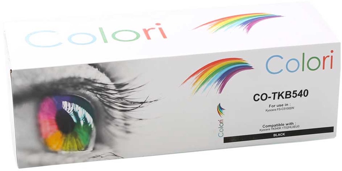 Colori huismerk toner geschikt voor Kyocera TK-540K zwart voor Kyocera FS-C5100DN FS C5100DN FSC5100DN TK540 K