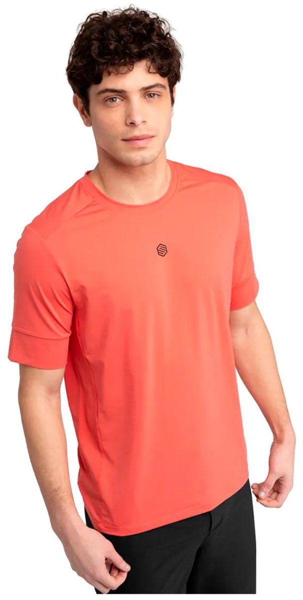 Siroko Rockrover Korte Mouw Wielertrui Oranje XL Man