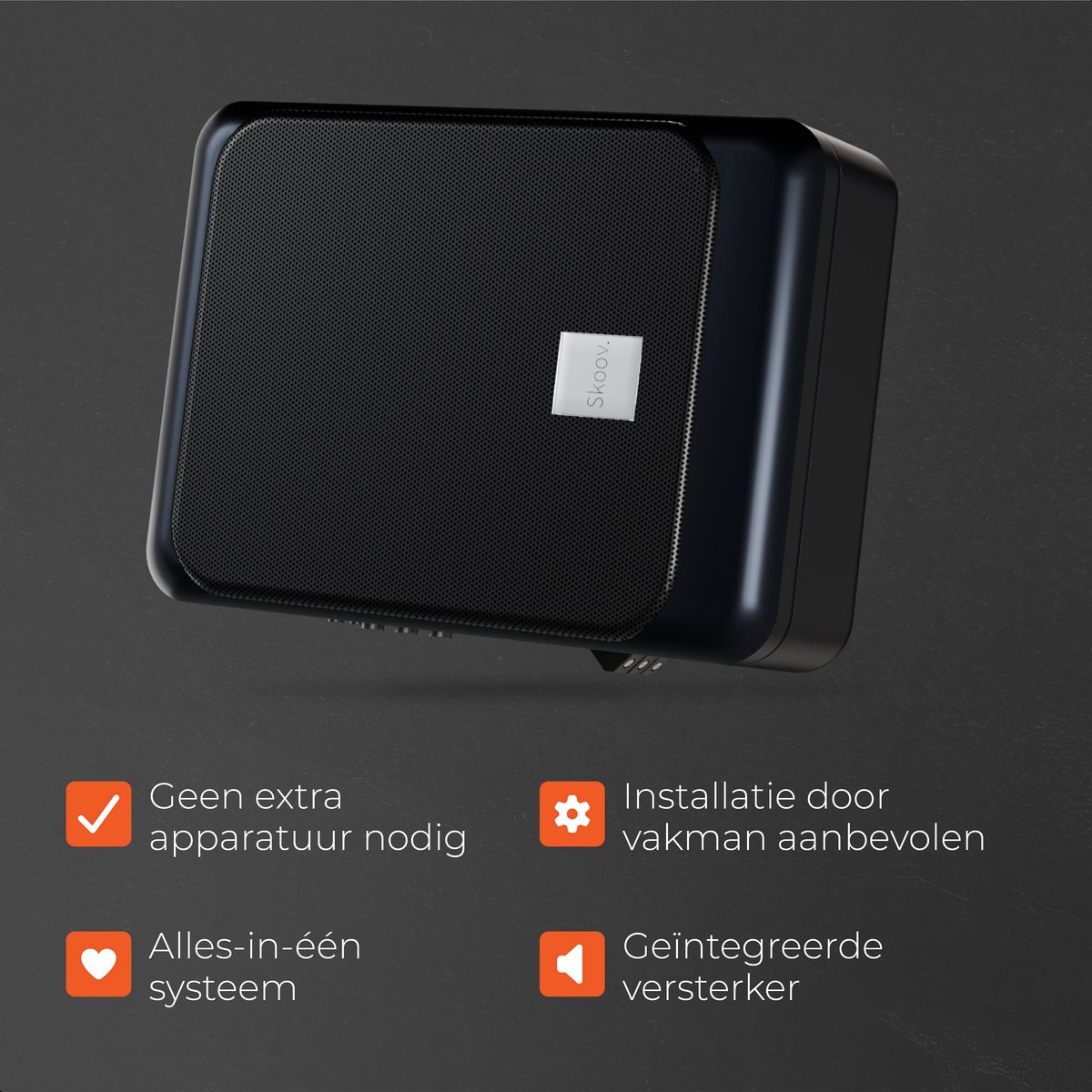 Slimbass Auto Subwoofer Met Ingebouwde Versterker - Afstandsbediening - Speakers - Underseat - Actief - Woofer - Actieve - Zwart - Skoov – foto 2
