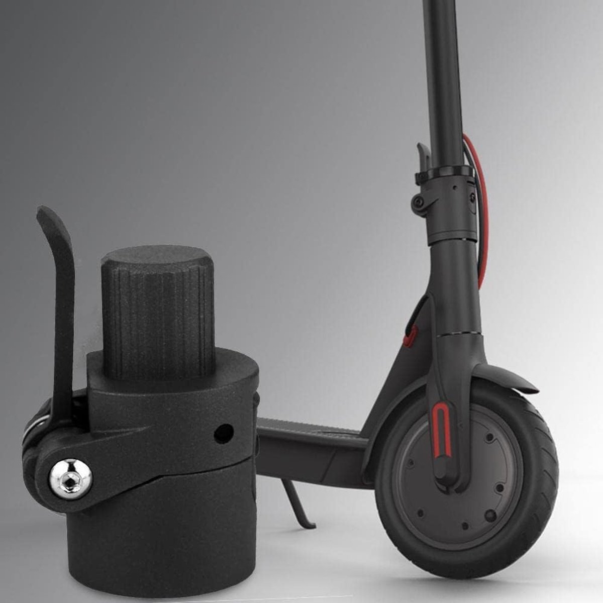 SnelShoppen - Elektrische Scooter Opvouwbare Paalbasis met Vergrendeling, Schroefhaak, Metalen Connector, Reserveonderdelen Compatibel met M365/M365PR