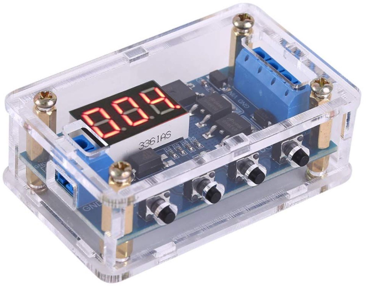 SnelShoppen - Timer-relais-vertraging DC 5V 12V 24V 36V - On Off besturingsschakelaar - Digitale timer, programmeerbaar, dual MOS, voor Smart Home en