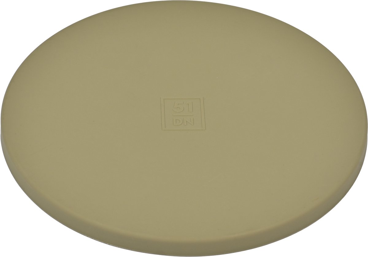 Deksel siliconen voerbak khaki 14cm
