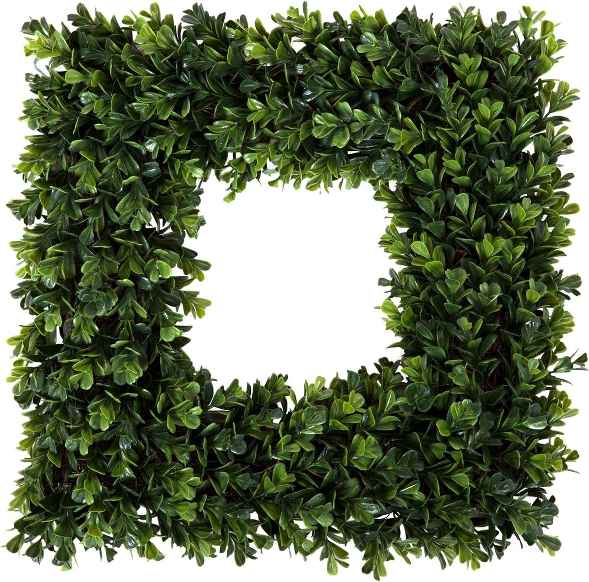 Kunstmatige Krans - Buxus Decoratie - Voordeur Versieren - UV-bestendig Ontwerp - 419 cm Vierkant - Groen