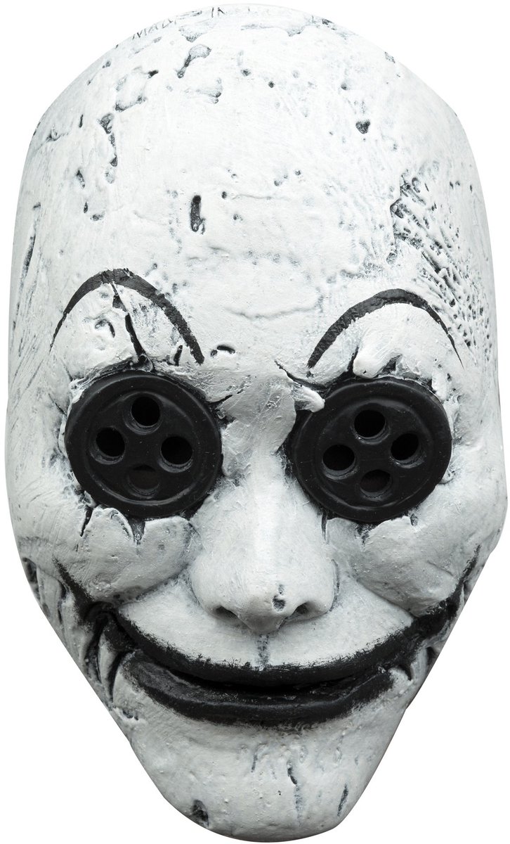 Knoopogen clown masker