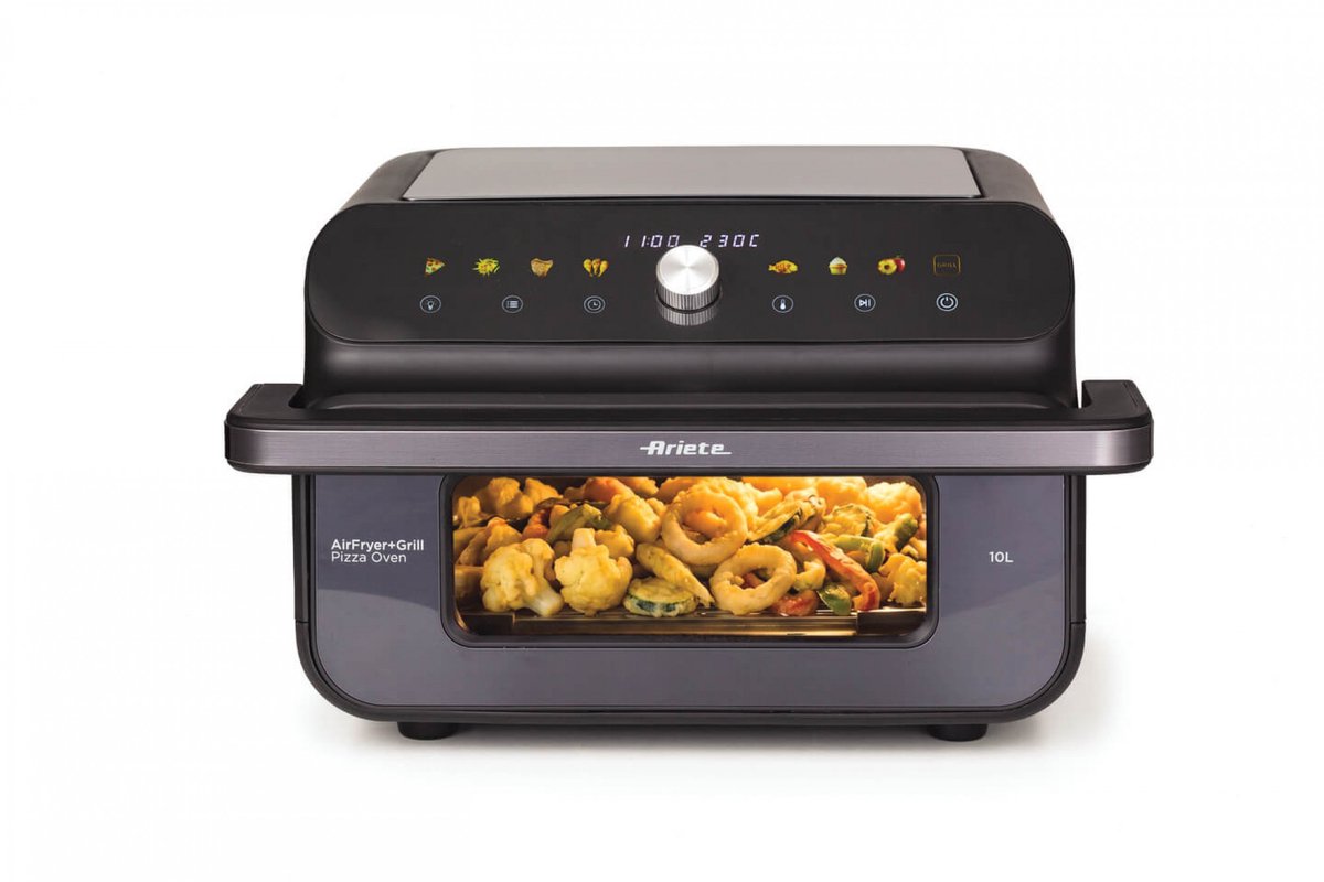 Ariete 4649/00 Airfryer + Pizzaoven & Grill – 10L – 2000W – Pizza tot 30 cm – 8 Programma's – 230°C – foto 5