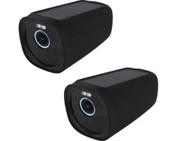 SnelShoppen - Holaca Beschermhoes Siliconen voor EufyCam S330, S300, SoloCam S230, 2-delige Set met Wandmontage en Anti-diefstal Ketting voor Buiten