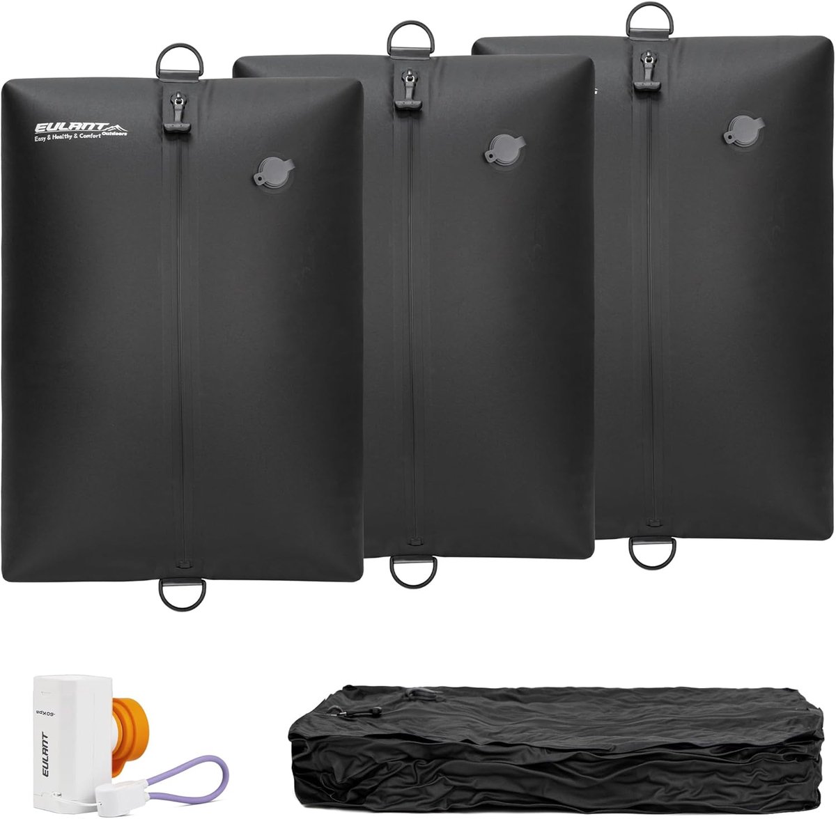 SnelShoppen - Herbruikbare Vacuümzakken voor Reiskleding - Waterdichte & Luchtdichte Ritssluiting - TPU Vacuümzakken voor Koffer/Rugzak - IPX8, Set va