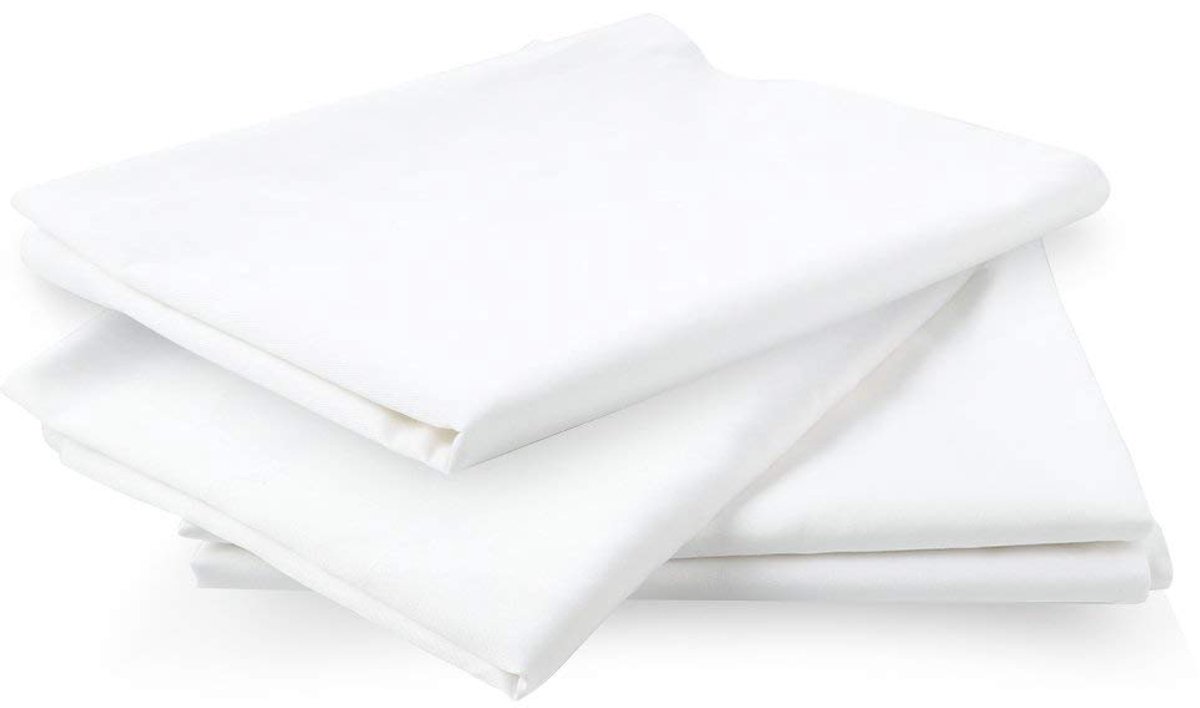 Triumpunpre Kussenslopen Set van 4 - 100% Katoen - Hotelkwaliteit (400 TC) - 51 x 76 cm - Wit