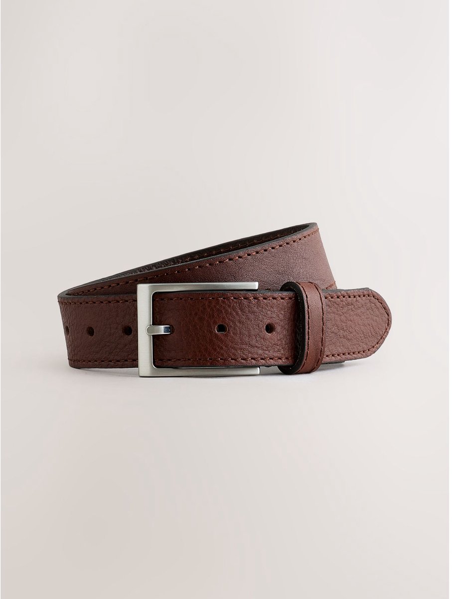 Next - Jongens - Premium riem van Italiaans leer - Bruin