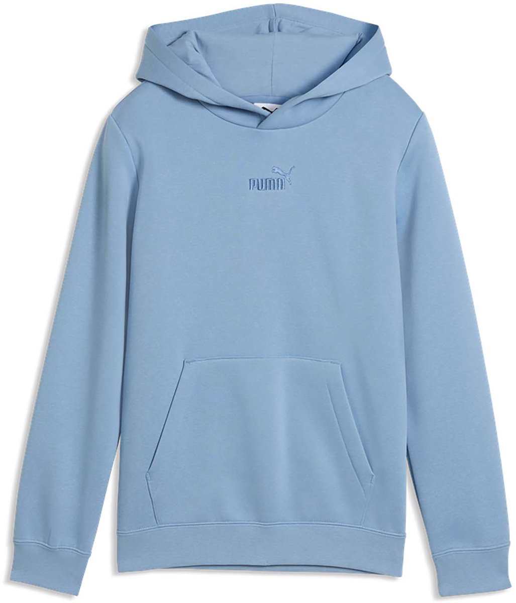 Puma Ess Small No.1 Logo Centered Hoodie Fl B Sweater Fashion Wear Kinderen Blauw