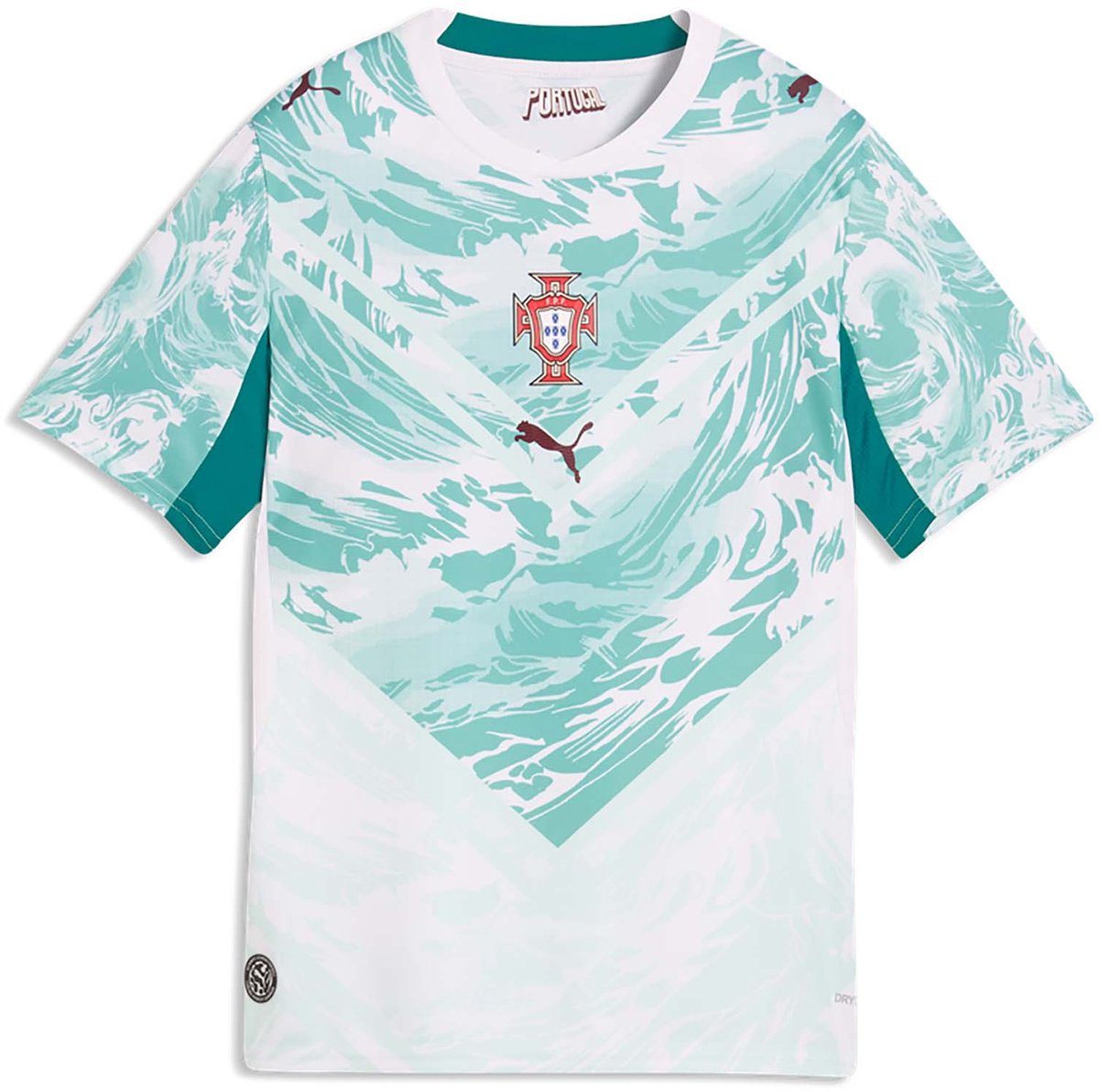 Puma T-Shirt Fpf Uitshirt Replica Jr Sportswear Kinderen Wit