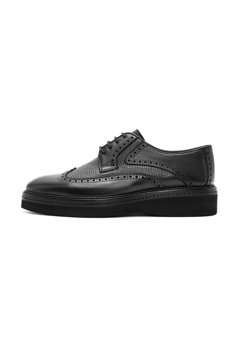 DERIMOD Casual Lace-ups Leather Casual Lace-up Shoes