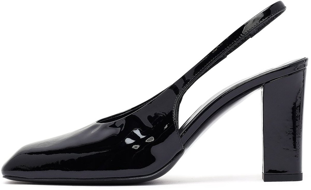 DERIMOD High Heeled Shoes Patent Leather High Heeled Shoes